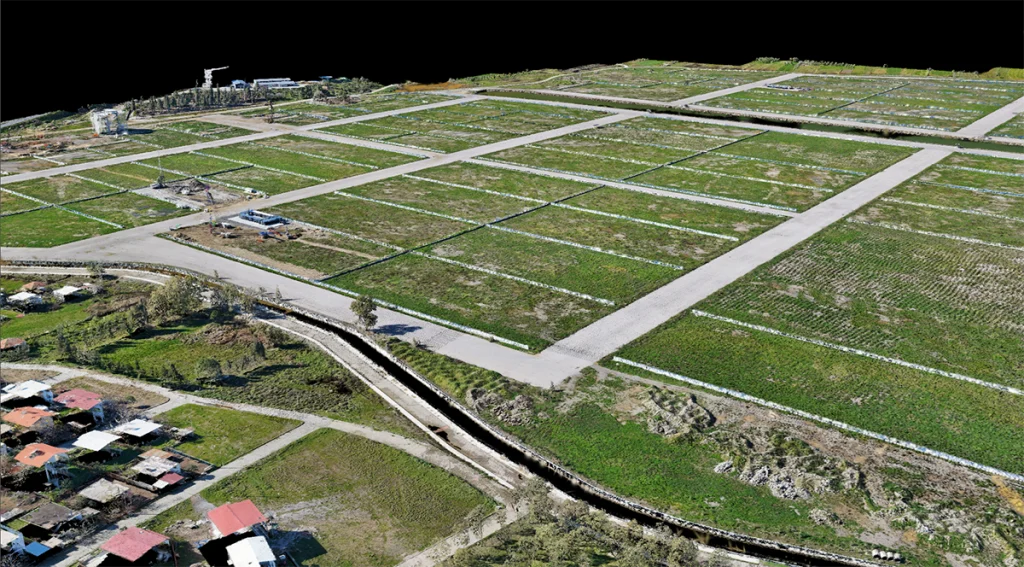 Endüstriyel dolgu sahasında drone, LiDAR ve nokta bulutu verileriyle yapılan yüzey ve kot analizi